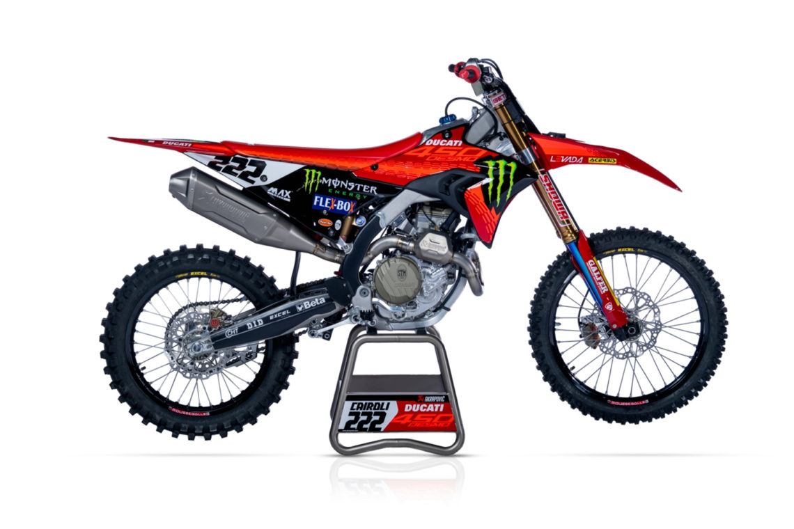 Ducati объявляет цену на Desmo450 MX